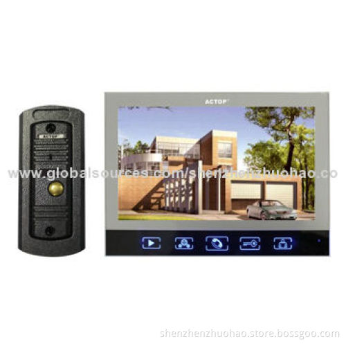 Motion Detector 7-inch Color Video Door Phone for Villas, Homes & Offices